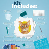 LuwoArte Large Diamond Art Kits for Adults - Brilliant Art Diamond Painting Kit - Paint Gem Art for Adults - Cat Breeds