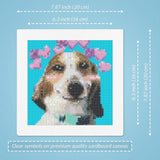 LuwoArte Large Diamond Art Kits for Adults - Brilliant Art Diamond Painting Kit - Paint Gem Art for Adults - Meme Doggies