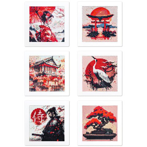 LuwoArte Large Diamond Art Kits for Adults - Brilliant Art Diamond Painting Kit - Paint Gem Art for Adults - Japanese Aesthetics